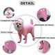 thumbnail image 4 of Mascota impermeable con capucha lluvia desgaste ligero transpirable ajustable mascota mackintosh traje (rosa, s) Sincero  mascotas, 4 of 4