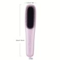 thumbnail image 4 of Estbridge Hair Straightener Brush Fast 20s Technology  3 Levels Adjustable  Hair Straightening Brush Volumizing Hot Comb  Mini Hair Straightener Brush  Comb Hair Straightener  Hair Straig, 4 of 5