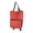 Red, variant on Shoreew Folding Shopping Cart Trolley Bag with Wheels Large Capacity Foldable Design Waterproof Shopping Bag Portable Hand-Pulling Grocery Bag