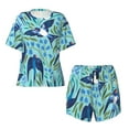 thumbnail image 4 of Lsque Flying Swallows Women's Short-Sleeved Pajama Set - 2 Piece Soft and Lightweight Sleepwear Set-X-Large, 4 of 9