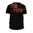 thumbnail image 3 of Men's Vintage Outdoor Hiking Short Sleeve Printed T-Shirt Breathable Button V Neck Short Sleeve Top M, 3 of 3