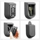 thumbnail image 1 of Caja de seguridad para llaves montada en la pared Mini gabinete de almacenamiento de llaves Contrase?a Caja de almacenamiento de llaves de metal con cubierta impermeable ZefeiWu 8390615886338, 1 of 1