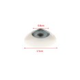 thumbnail image 3 of Ojos de plástico ovalados trasera plana iris de 8 mm Baoblaze para fabricación de muñecas de o Reborn, 3 of 5