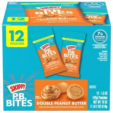 Skippy Peanut Butter Bites, 1.5 Ounce (Pack of 12)