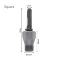 thumbnail image 1 of Lefu SDS Plus Arbor Adapter Electric Hammer Diamond Core Drill Bit Connecting Rod M22, 1 of 7