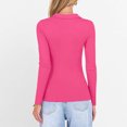 thumbnail image 5 of Kamentoy Women's V Neck Polo Shirts Long Sleeve Collared Business Fall Tunic Tops, Casual Ladies Polo, Knit Tee, Trendy Work Outfits, Golf Shirts, 5 of 8