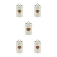 thumbnail image 1 of Decodeary Airtight Storage Jars Kitchen Essential Fresh And Dry Kitchen Storage Jars Storage Container Organizer Canister Beige sugar 5Set, 1 of 6