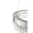 thumbnail image 4 of Design Living 1-Light D24'' Round Chrome Frame LED Chandelier, 4 of 5