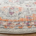 thumbnail image 4 of SAFAVIEH Madison Dalia Oriental Area Rug, Beige/Orange, 6'7" x 6'7" Round, 4 of 12