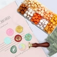 thumbnail image 5 of Cuentas de cera para sellar sellos de cera, para tarjetas de Navidad, sobres, invitaciones, paquetes de vino, idea de regalo, 5 of 5