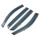 thumbnail image 1 of Deflectores de ventana Unique Bargains para Hyundai Santa Fe 2007-2012, visores de ventilación de ventana, protectores de lluvia, visores de sol, sombras de ventilación de ventana, 1 juego negro, 1 of 1