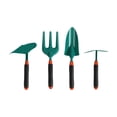thumbnail image 1 of Herramientas de jardinería para niños 4pcs, juego de juguete al aire libre, juego de roles mini mini hojas y horquilla para niñas para niños, regalos Verde, 1 of 8