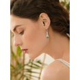 thumbnail image 2 of Aretes Mujer 925 Aretes De Plata Para Mujer con Piedra De Nacimiento Nudo Celta Corazón Accesorios Joyería Pendientes Con Caja De Regalo, 2 of 4