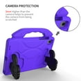 thumbnail image 3 of Dteck Lenovo Tab M10 Plus Case 2020 2nd Gen for Kids, Shockproof Light Weight Lenovo M10 Plus Case With Stand Handle EVA Cover for FHD 10.3 Inch Lenovo Tab M10 Plus TB-X606F TB-X606X, Purple, 3 of 6