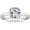 Asscher Shape, variant on 0.5 to 1.5 Carat 14K White Gold Lab Grown IGI Certified Solitaire Diamond Engagement Ring (I-J Color SI1-SI2 Clarity) 0.5 Carat Size: 9 Round Shape