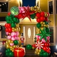 thumbnail image 4 of 131pcs Christmas Balloon Arches with Red, Golden, Green Balloons - Durable Aluminum Film & Emulsion Balloons for New Year, Birthday, Wedding, Valentine'S Day, 4 of 6