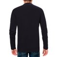 thumbnail image 2 of U.S. Polo Assn. mens Solid V-Neck Long-Sleeve Sweater (Navy, Medium), 2 of 2