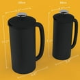 thumbnail image 3 of YANTONG P7 Cafetière à Piston en Acier Inoxydable 304 – Cafetière à Piston Isolée avec Micro-Filtre à Double Paroi Brevetée, Infusion Sans Grains - Cafetière Résistante à la Chaleur Sans BPA - Noir Mat (32oz), 3 of 5