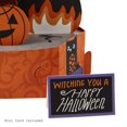 thumbnail image 3 of 2022 Tarjeta de felicitación de calabaza de Halloween de Año Nuevo Tarjeta tridimensional de bendición de vacaciones tridimensional 3D hecha a mano brillar Electrónica, 3 of 5