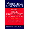 Webster's New World: Webster's New World Compact Desk Dictionary and Style Guide, Second Edition (Hardcover)
