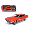 1970 Ford Torino GT Calypso Orange Limited to 1500pc 1/18 Diecast Model Car by Autoworld