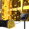thumbnail image 1 of (1 paquete de 22M 200LED, blanco cálido) Luces solares de cadena, luces solares LED impermeables, 8 modos de luces decorativas impermeables, adecuadas para jardín, patio, fiestas de Navidad y bodas., 1 of 5