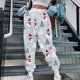 thumbnail image 3 of Moda para mujer Casual Navidad Impreso Cordón Leggings ajustados Cintura elástica Pantalones largos Pantalones Fridja alkflakhf35467, 3 of 5