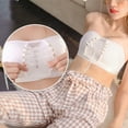 thumbnail image 5 of FELTECHELECTR 1Pack Lace Bras for Women Seamless Strapless Full-Coverage Comfortable Support Soft White 80AB, 5 of 7