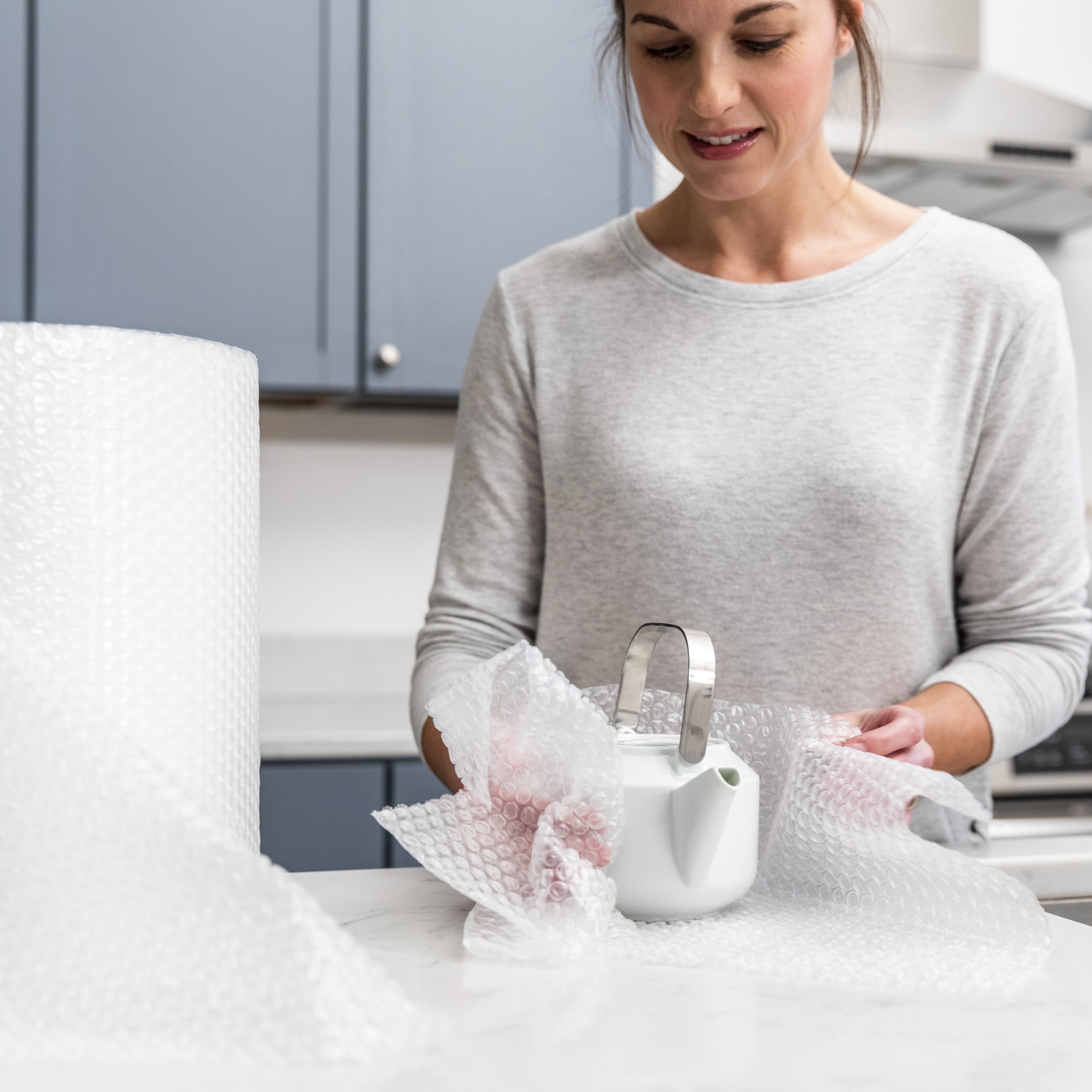 Duck Brand Original Clear Bubble Wrap Cushioning, 12 in. x 175 ft.