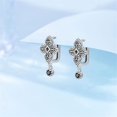 thumbnail image 2 of Arete Cruz Guardian Vintage Bañado en Plata, 2 of 6
