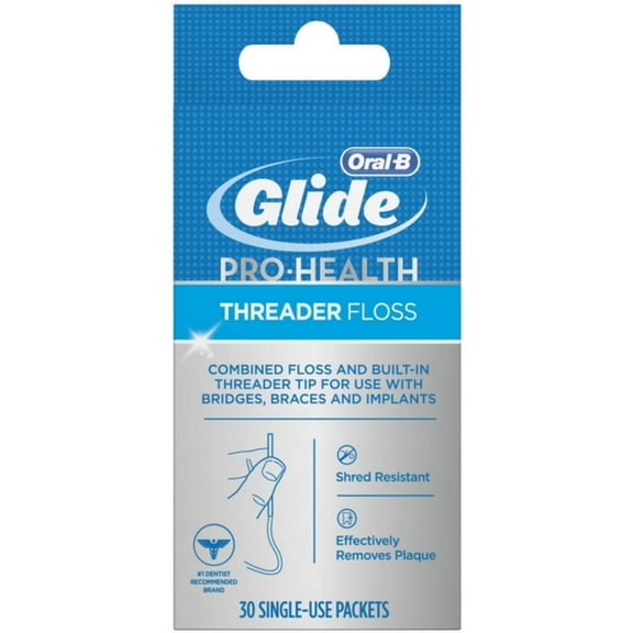 Glide Threader Floss 30 Each (Pack of 2)