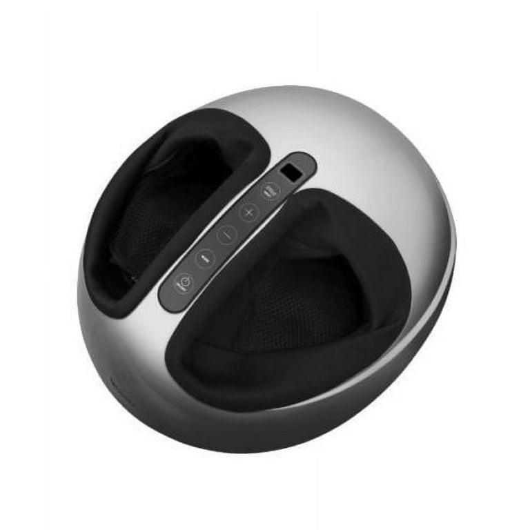 As Seen on TV uComfy Shiatsu Foot Massager with Deep Kneading, Heat  Features, Air Compression and Multi Level Massage Settings, Silver