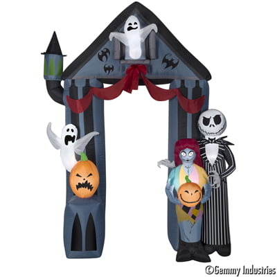 Gemmy 9 ft. Halloween Airblown Nightmare Before Christmas Archway