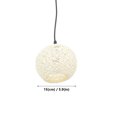 thumbnail image 3 of Shisuyan Hanging Rattan Lamp Ceiling Lamp Ivory Rattan Lighting Bar 1Set, 3 of 8