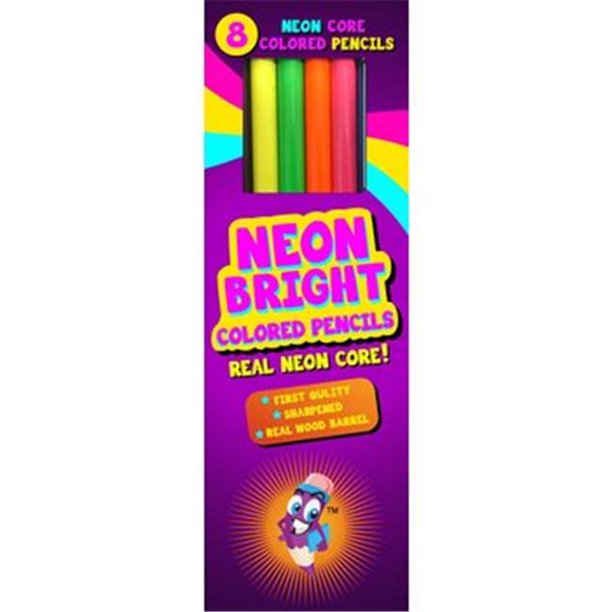 DDI 2317207 Neon Bright Colored Pencils Case of 24