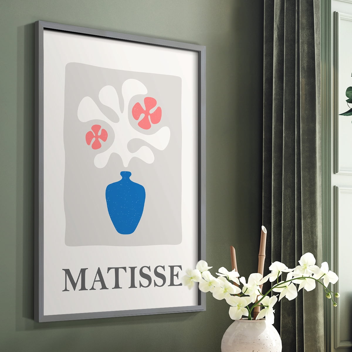 Matisse CCLXXIII in Solid Wood 16 x 20 Framed Print
