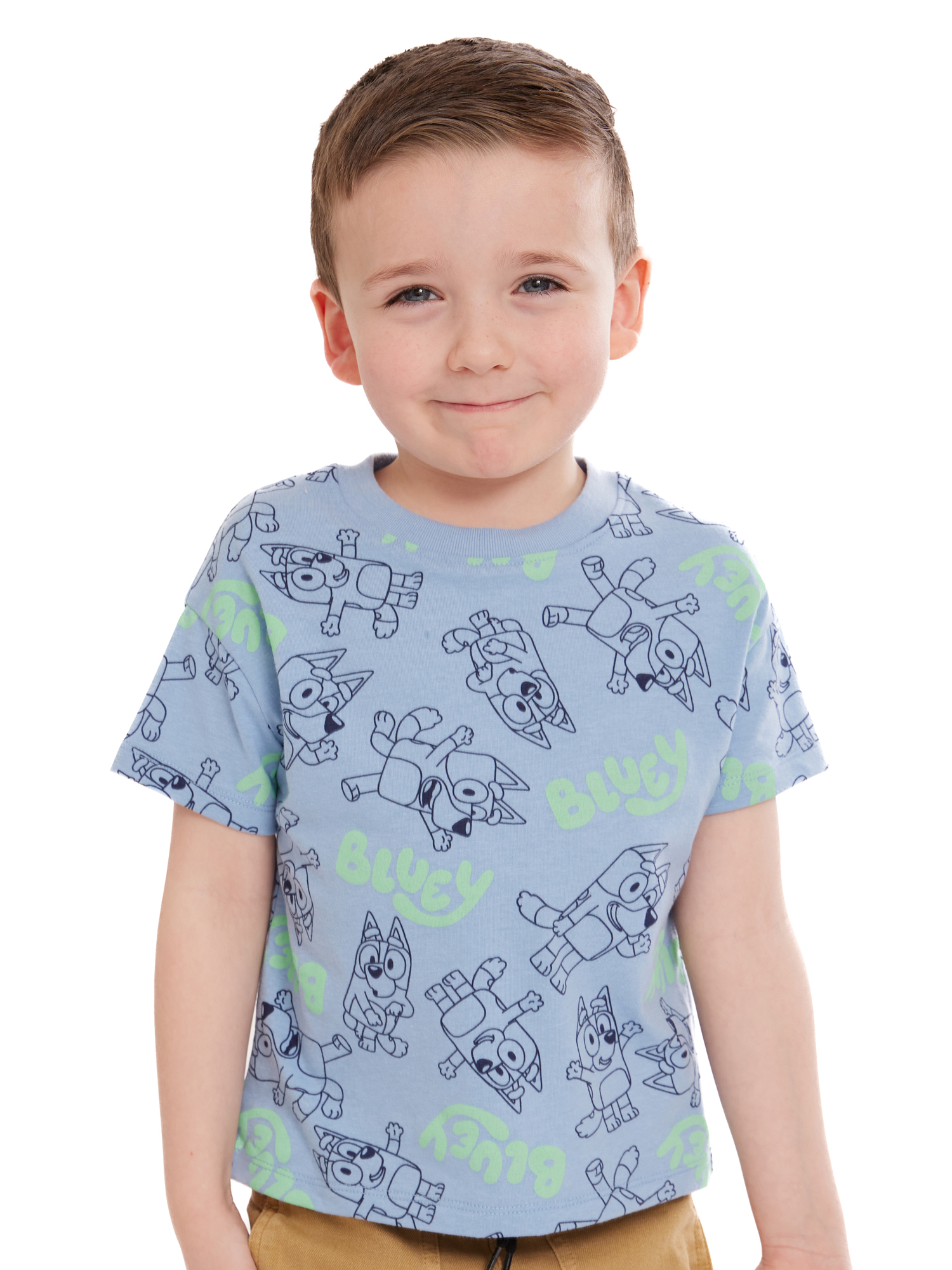 Bluey Toddler Boy Graphic Tees, 2-Pack, Sizes 2T-5T - image 3 of 7