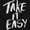 Black, variant on Take it Easy Pretty Fun Inspiring Unisex Plus Fleece Graphic Sweatshirt Brisco Brands 2X