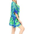 thumbnail image 2 of HAPPY BAY Women's Beachwear Summer Swim Beach Dress Cover ups for Swimwear Women Plus Size Flowy Swimsuit Coverups for Women 3X-4X Shamrock Green_AC1, 2 of 4