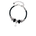 thumbnail image 2 of Delight Jewelry Crystal Clear Channel Drop Granddaughter Celtic Knot Leather Bead Bracelet, 7"+2" Extender, 2 of 4