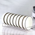 thumbnail image 4 of Bookk Lid Organizer 8 Tier Rack Holder Stainless Steel With Finish For Bakeware Cutting Boards Pans Serving Trays In Cabinet & Pantry, 4 of 4