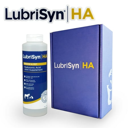 UPC: 0184244000320 | LubriSyn HA Natural Joint Supplement for Dog Cat Equine 16 oz.