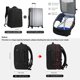 thumbnail image 2 of Mochila de viaje MOLNIA 50L ampliable para hombre y mujer negra, 2 of 6