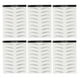 thumbnail image 2 of Pegatinas para tatuajes de cejas, pegatinas para tatuajes de cejas 6D, pegatina para cejas, tatuaje temporal, diseño elevado de cejas, 2 of 8