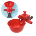 thumbnail image 3 of MasteelfCA 20 Pcs Bol Automatique pour Pigeon Poulet Caille Volume d'Eau Réglable Bols à Boire (Rouge), 3 of 7
