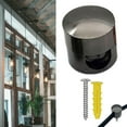 thumbnail image 6 of perfeclan Metal Swag Hook, Ceiling Hook, Ceiling Fixed Buckle, Pendant Light Hook for Ceiling Hanging Lights Black, 6 of 9