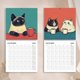 thumbnail image 3 of 2X Calendario de Gatos 2025: Gatos Relajándose con Café Calendario de Gatos Relajándose con Café 2025 para el Hogar, 3 of 5