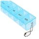 thumbnail image 1 of 7 Day Weekly Pill Box Organizer Medicine Compartments Vitamin Storage Travel kit 1pcs Blue, 1 of 4