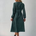 thumbnail image 4 of Birdeem Robe Longue à Manches Longues pour Femmes Mode Loisirs Imprimé Cardigan Taille Haute Robe à Manches Longues Col en V Robe à Manches Longues pour Femmes, 4 of 6