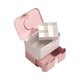 thumbnail image 5 of Estuche de transporte jinwen Contenedor Accesorios de manicura portátiles Organizador multiusos Rosa, 5 of 5